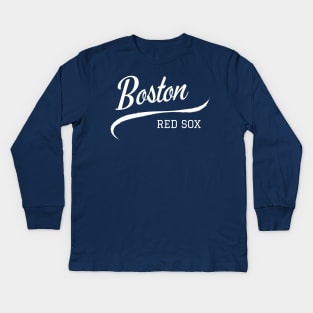 Red Sox Vintage Kids Long Sleeve T-Shirt